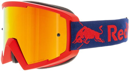 Red Bull Spect motokrosové brýle WHIP červené s oranžovým sklem