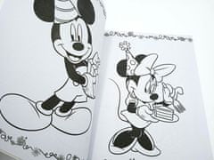 Disney Velká kniha omalovánek se samolepkami Disney - Minnie se zmrzlinou