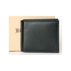 FLW Kožená peněženka - dolarka z měkké černé kůže s ochranou dat (RFID)