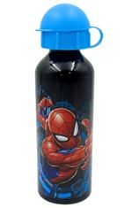 MARVEL COMICS Láhev na pití Marvel 520 ml - Spiderman (tyrkysová)