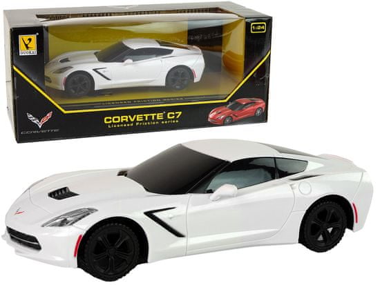 shumee Sportovní vůz Corvette C7 1:24 Bílá