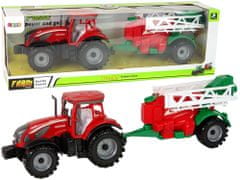 shumee Zemědělský Traktor S červeným Postřikovačem