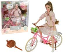 shumee Dětská panenka Emily Pink Cyklistická přilba Flower