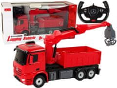 shumee Mercedes Rastar Grapple Truck, červený