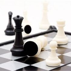 Northix Skládací šachová hra - magnetická - 20 x 20 cm 