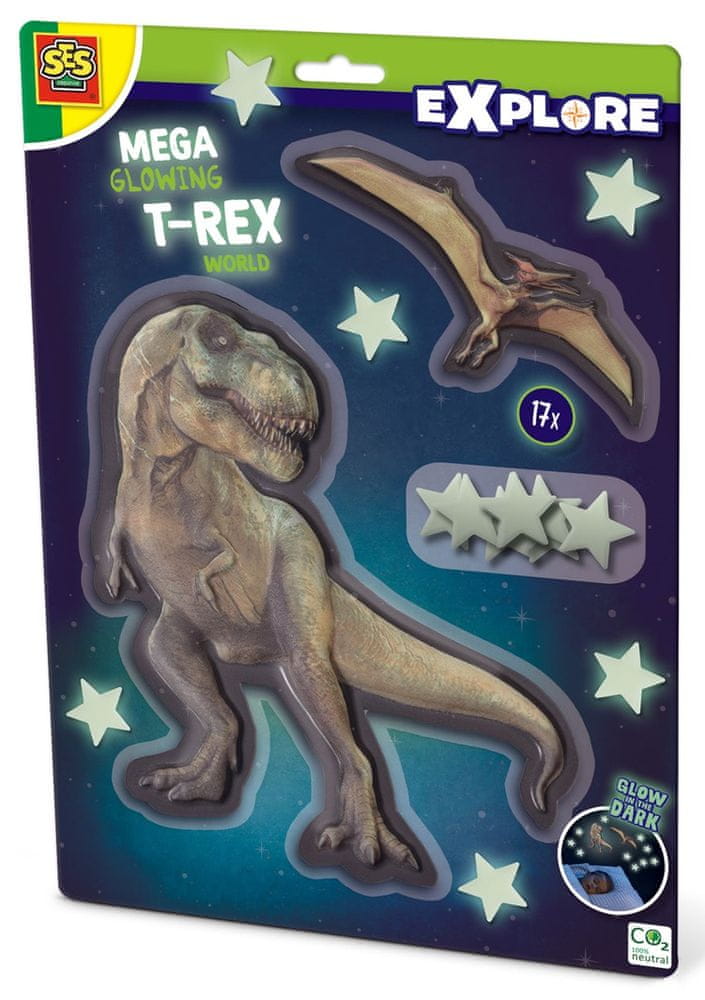 Levně SES Explore svítící dinosauři T-REX