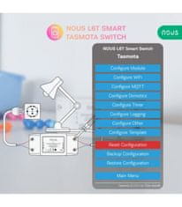 Nous Nous L6T WiFi Smart Spínací Modul s Tasmota firmwarem
