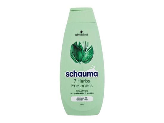 Schwarzkopf 400ml schauma 7 herbs freshness shampoo, šampon