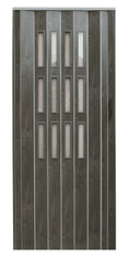 shumee Skládací dveře 001S GRAFITOVÝ DUB MAT - 80 cm