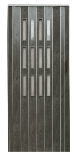 shumee Skládací dveře 001S GRAFITOVÝ DUB MAT - 80 cm
