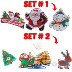 Sofistar LED vánoční ozdoby (sada 3 ks) - Santa a Merry Christmas, set #1