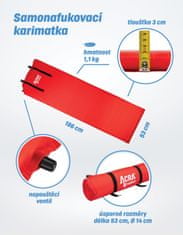 ACRAsport Karimatka (matrace) samonafukovací 3cm L32