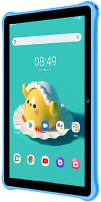 Tablet iGet Blackview TAB GA7 Kids rodičovská kontrola iKids aplikace dětský prostor dětský režim dětský tablet veselý design zakulacené roky dětské pouzdro držadlo na zadní straně dětská aplikace dětské prostředí barevné pouzdro tabletu dostupný tablet výkonný tablet nízká váha ultra lehký tablet Bluetooth 4.2 vysokokapacitní baterie HD+ rozlišení OS Android 12 sluchátkový 3.5mm jack duální stereo reproduktory 5Mpx fotoaparát zadní kamera tenký tablet kompatní rozměry nízká hmotnost 3GB RAM slot na paměťové karty wifi Wi-Fi tmavý režim ochrana zraku