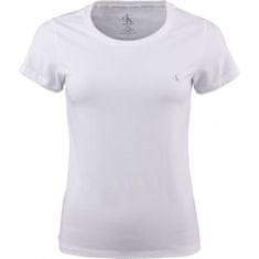 Calvin Klein Dámské tričko 2pcs QS6442E 100 bílá - Calvin Klein bílá L