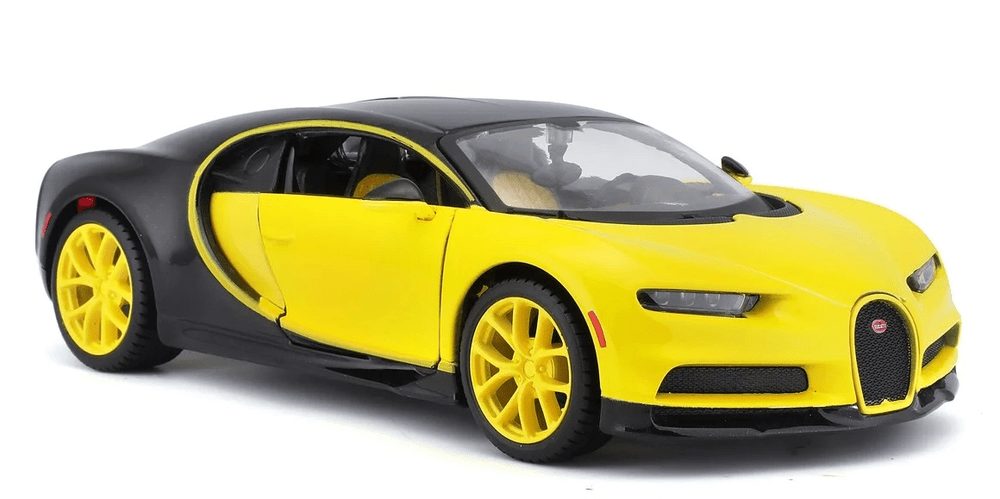 Levně Maisto Bugatti Chiron 1:24 - žluto/černá
