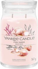 Yankee Candle Yankee Candle vonná svíčka Signature ve skle velká Pink Sands 567 g