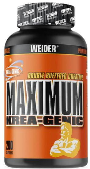 Weider Maximum Krea-Genic 200 cps, patentovaná forma kreatinu