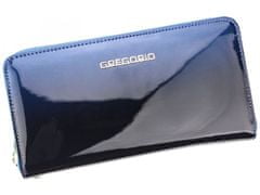 Gregorio Dámská luxusní kožená peněženka Gregorio EMMA, modrá