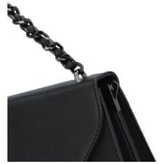 Maria C. Luxusní dámská koženková kabelka Trinida , černá