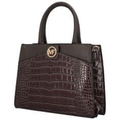 MaxFly Luxusní dámská koženková kabelka do ruky Sierra, šedá