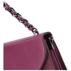 Coveri WORLD Luxusní dámská koženková kabelka Trinida , fialová