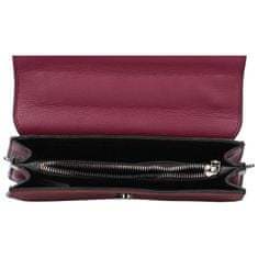 Coveri WORLD Luxusní dámská koženková kabelka Trinida , fialová