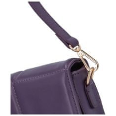 DIANA & CO Módní dámská malá kabelka na rameno s prošíváním Azalea, fialová