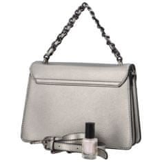 Maria C. Luxusní dámská koženková kabelka Trinida , stříbrná