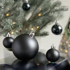 Timeless Tools 112 ks-ová sada vánočních ozdob ve více barvách - černá