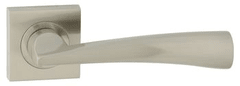 Domino Dveřní dělené rozetové kování OMEGA -QR Klika štít hranatý - M9, QUADRO-QR WC