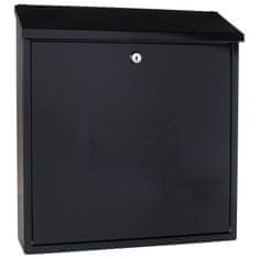 Rottner Firenze poštovní schránka černá | Cylindrický zámek | 36.5 x 39 x 11.5 cm