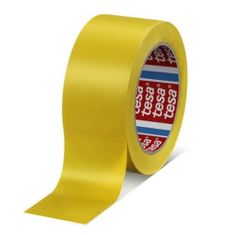 Euronářadí Páska výstražná samolepící PVC, 60760, 33 m x 50 mm, samolepící, žlutá