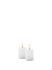 SIRIUS , Sada LED svíček Sille Mini, 2 ks, ø5 x 6,5 cm | bílá