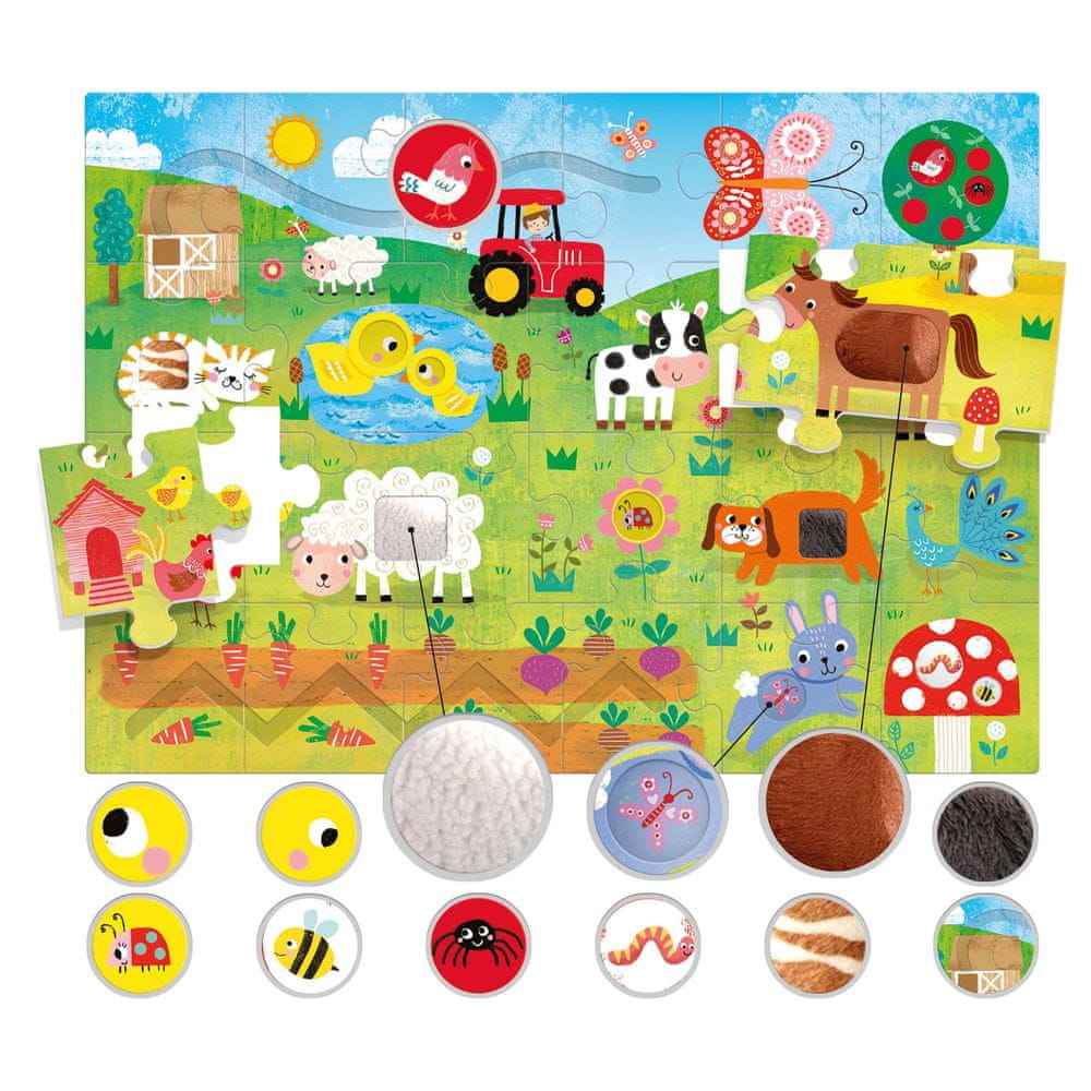 Levně Headu Montessori hmatové puzzle