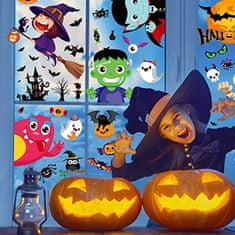 HOME & MARKER® Nálepky na okna pro Halloween | SPOOKCLINGS Čarodějnice