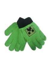 Mojang Studios Dětské zimní pletené rukavice Minecraft - zelené