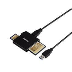 Hama Čtečka karet Multi USB 3.0, SD/microSD/CF černá