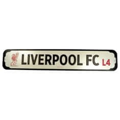FotbalFans Kovová cedule Liverpool FC, plech+MDF, 65x12 cm