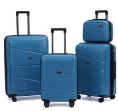 Velký kufr Peace Blue