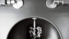 Deante Záchodová mísa černá, s funkcí bidetu - s baterií (CBP_NWPW)