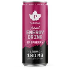 Puhdistamo Natural Energy Drink Strong 330 ml - malina 