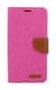 Canvas Pouzdro Samsung A34 knížkové růžové 108430