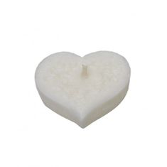 AROMKA Přírodní vonná svíčka palmová - AROMKA - Valentýnské plovoucí srdce - Růže Barevný: Bílá