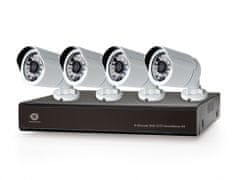 CCTV KIT AHD 8CH DVR 4x 1080P kamery