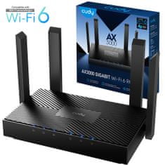 Cudy WR3000 LAN/WAN Wi-Fi 6 Mesh OpenWRT Router