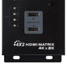 Spacetronik SPH-M42 Pro 4K HDMI 4/2 Matrix