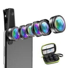 Sada objektivů pro chytré telefony 3x objektiv 3x filtr