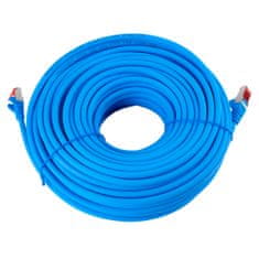 Kabel RJ45 CAT 6 S/FTP AWG27 LSZH modrý 25 m