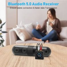 B06T3 Bluetooth audio přijímač 5.0 50m knoflík