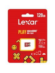 Paměťová karta LEXAR Play MICRO SDXC 128GB 150 MB/s